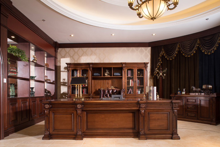 實(shí)木家具大班臺(tái) 實(shí)木家具大班臺(tái)