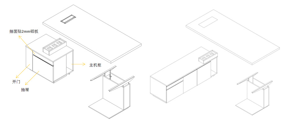 經(jīng)理臺(tái)大班臺(tái)EGO